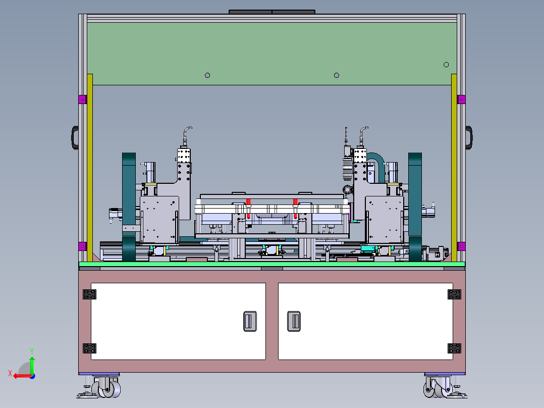 整机拆卸自动对位设备sw17可编辑后视图