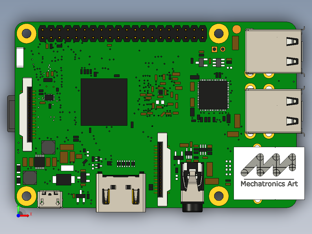 四轴输送无人机模型cero5.0可编辑前视图