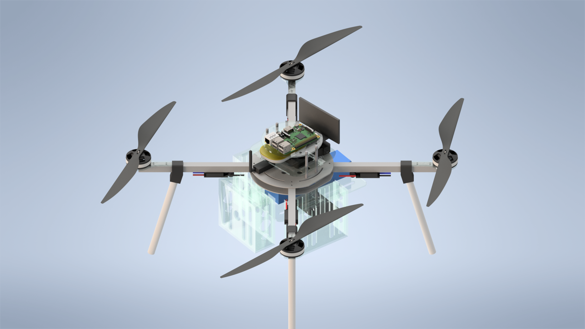 四轴输送无人机模型cero5.0可编辑