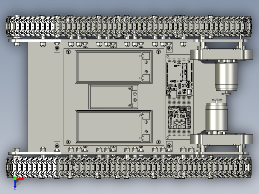 履带车底盘sw16俯视缩略图