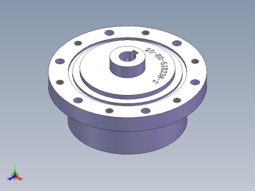 HD谐波减速机3D模型