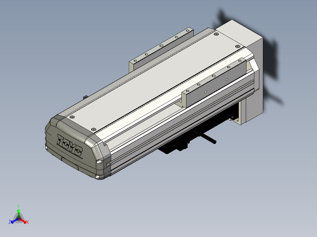 Toyo东佑达直线模组-ETH14-150-BM-400W+煞車主视图