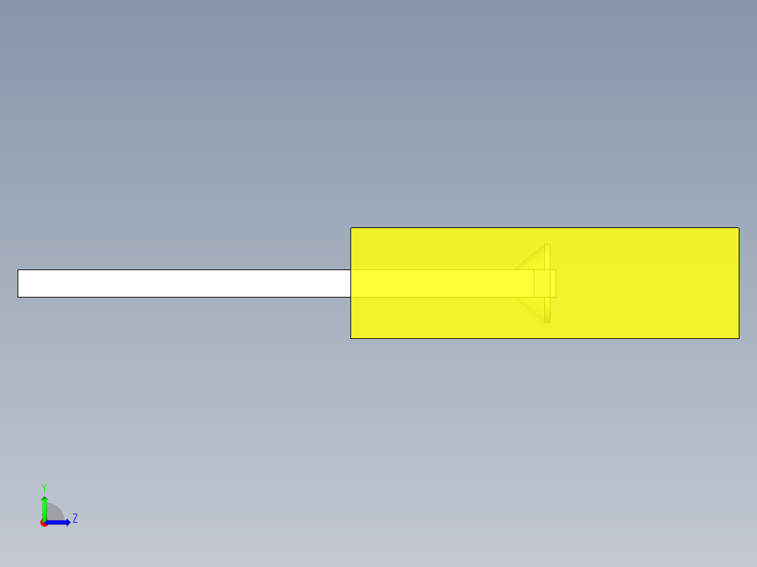 LED_Rectangular_Yellow_2x5x7mm左视图
