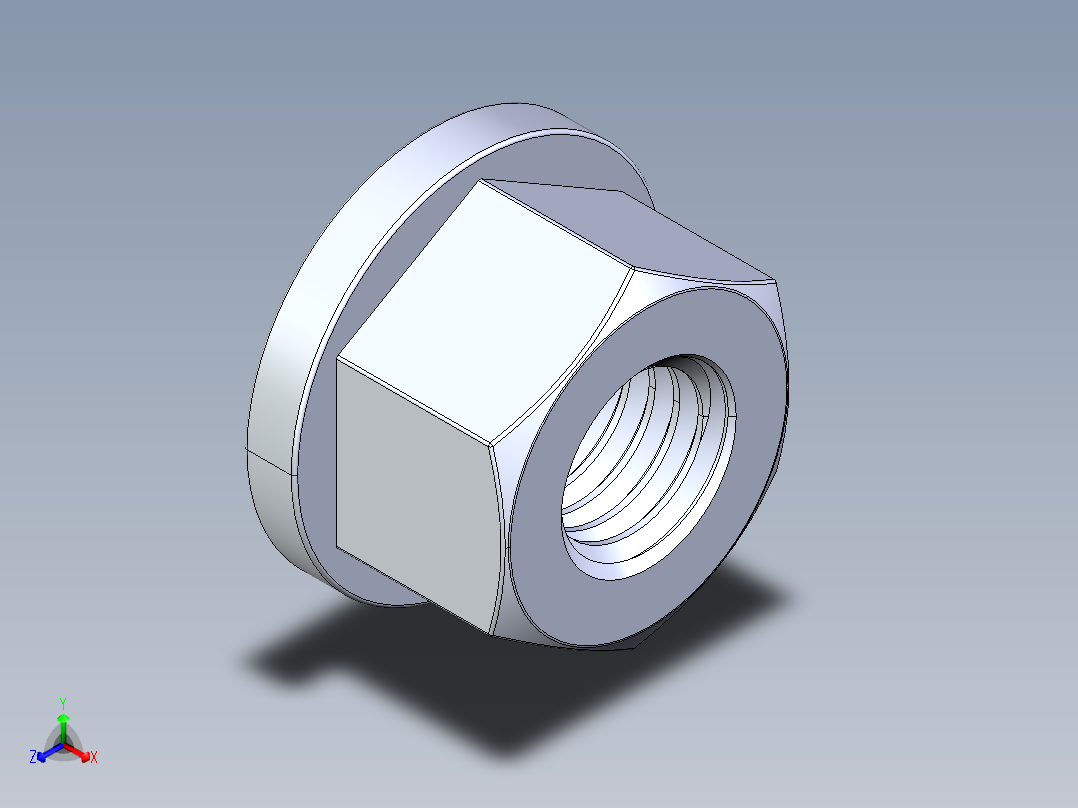 法兰螺母-58-FN.STEP