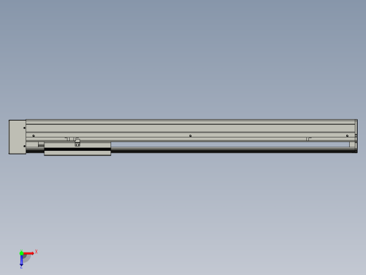 VF丝杆传动-一般环境VF22-S750-BL俯视缩略图