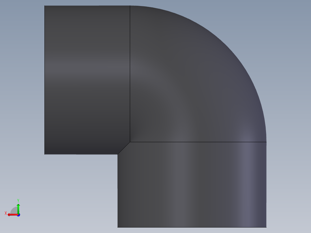 PVC公制管件-Elbow (DIN 8063) 90 Deg Type W1后视图