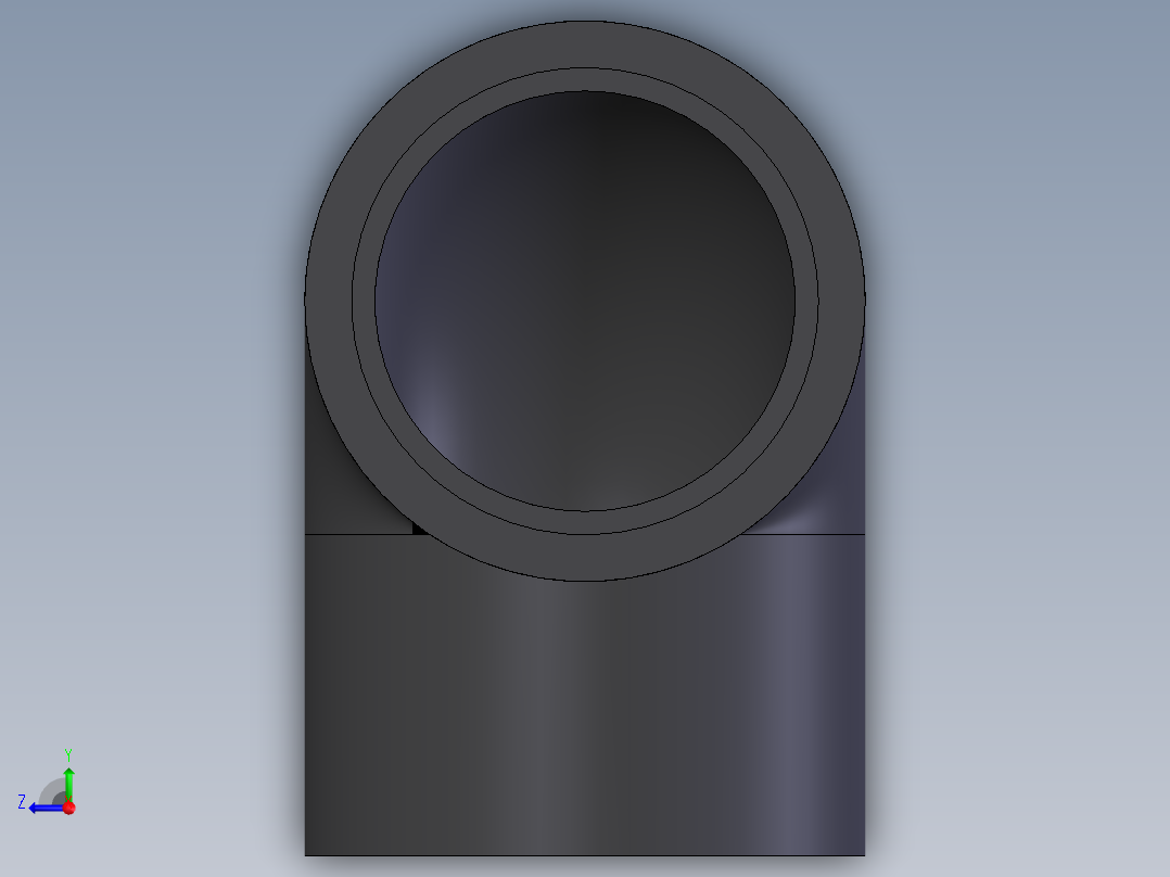 PVC公制管件-Elbow (DIN 8063) 90 Deg Type W1右视图