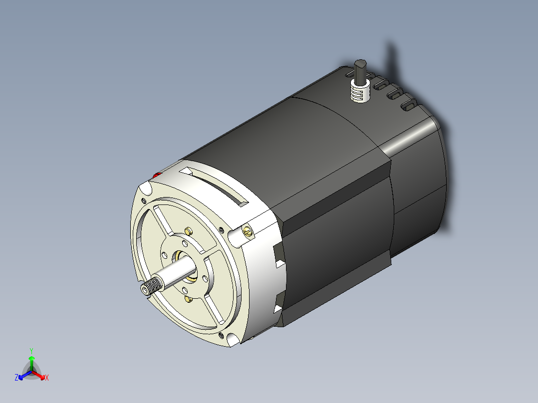 电动机正等轴测图