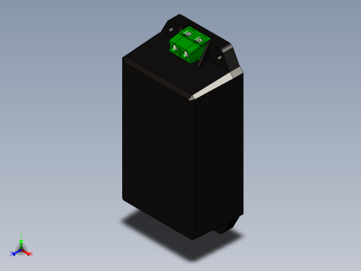 60W系列封装开关电源，螺丝端子风格正等轴测缩略图