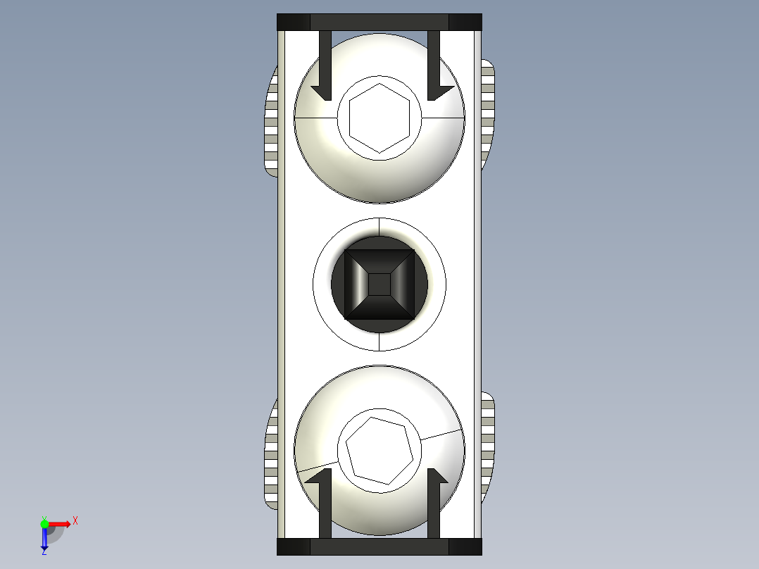 型材-BR 45 BOLT CONNECTOR KJN500921俯视图