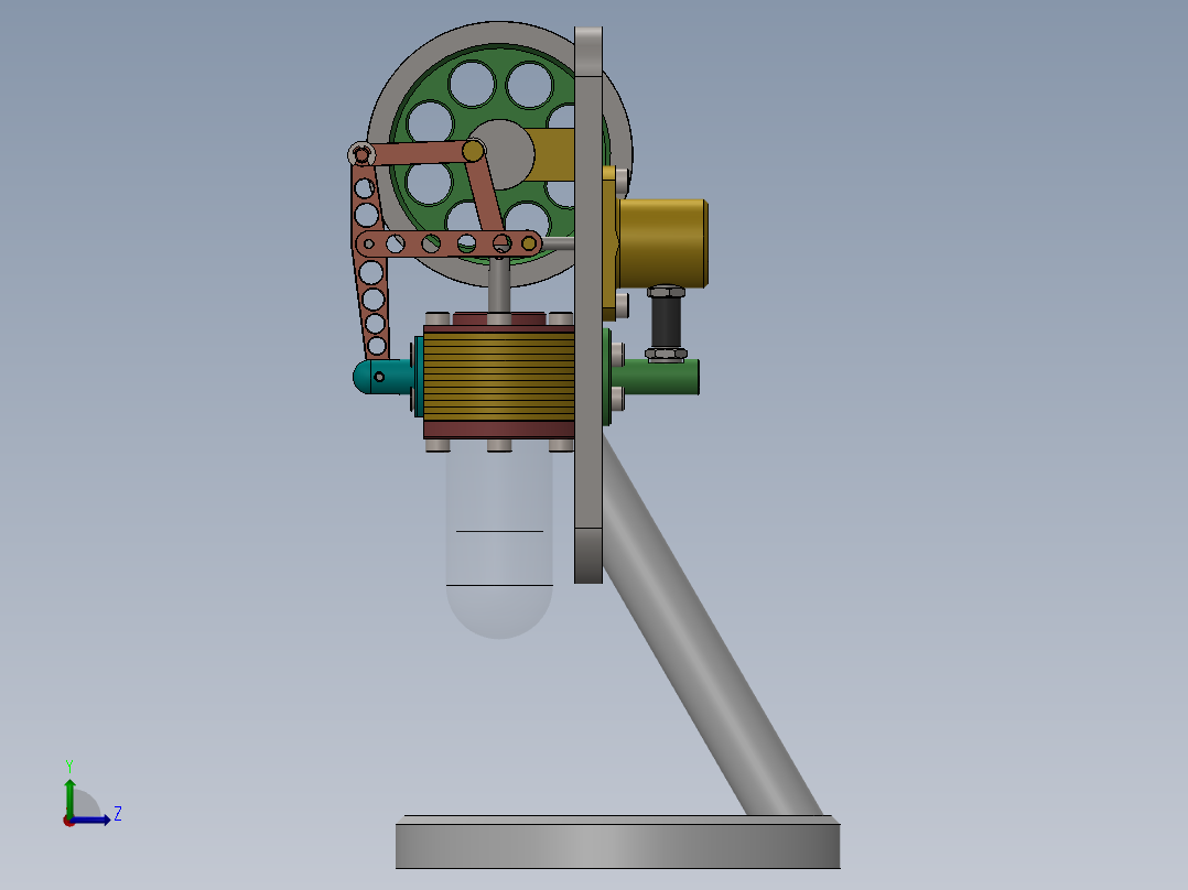 发动机 (127)左视图