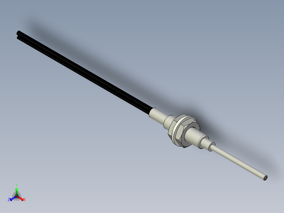 光纤元件漫反射型FR-RD410-S正等轴测图