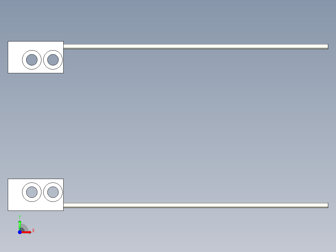 支架光纤_对射型FT-W14前视图