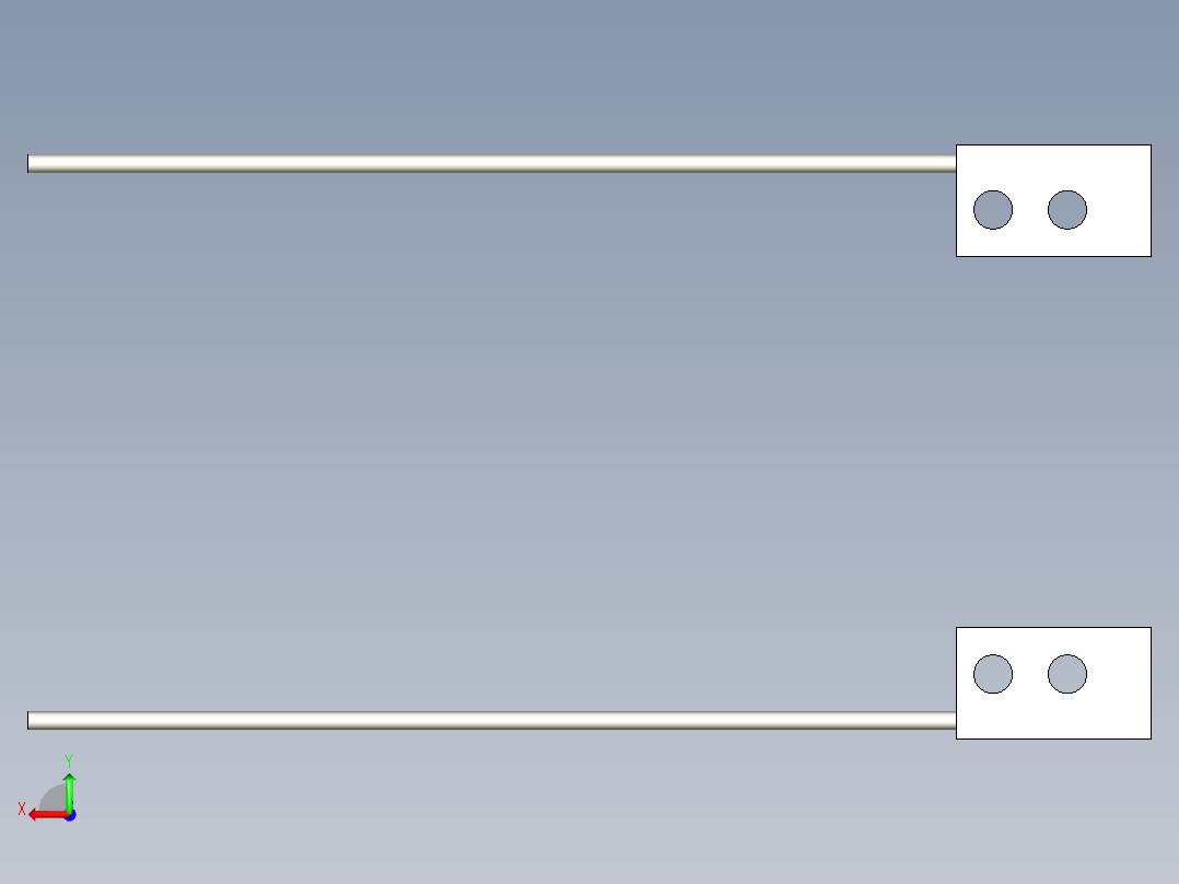 支架光纤_对射型FT-W14后视图