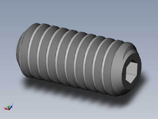 DIN 913-ISO 4026 固定螺钉-M1.8 L=4.SLDPRT