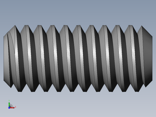 DIN 913-ISO 4026 固定螺钉-M1.8 L=4.SLDPRT前视缩略图