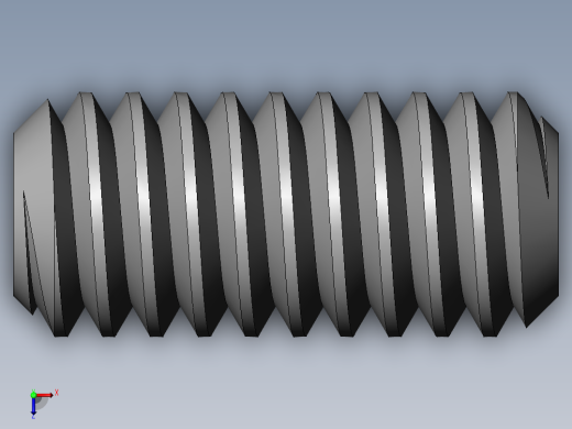 DIN 913-ISO 4026 固定螺钉-M1.8 L=4.SLDPRT俯视缩略图