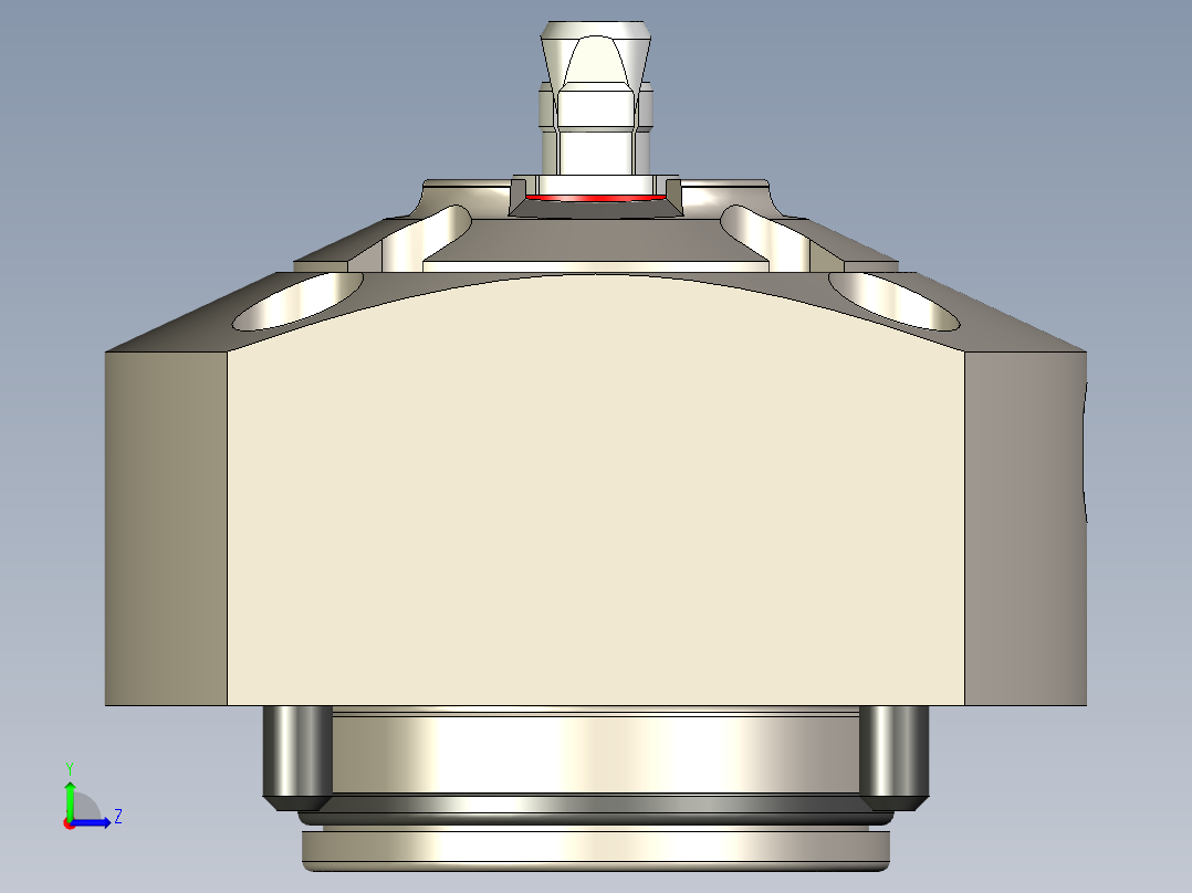 KOSMEKSFA1000-M1A-070多系列多零件图纸模型多系列多零件图纸模型左视图