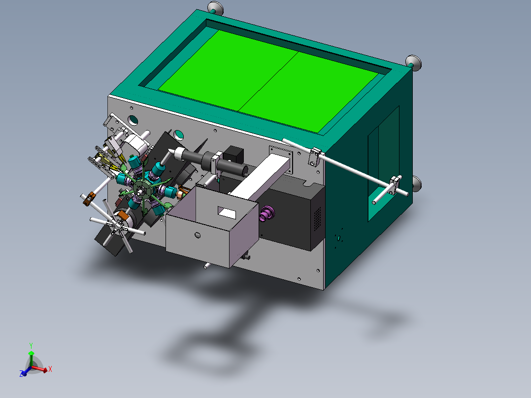 全自动音圈绕线机（带工程图） 机械设计3D模型