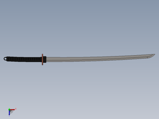 武士刀俯视缩略图