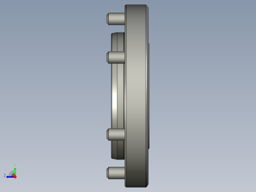 KOSMEKVSJ160-D多系列多零件图纸模型多系列多零件图纸模型右视缩略图