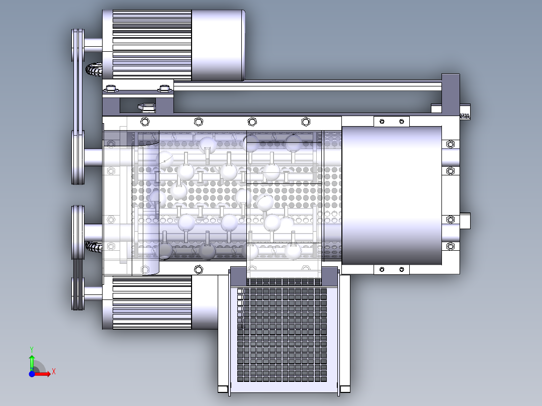 玉米脱粒机新前视图