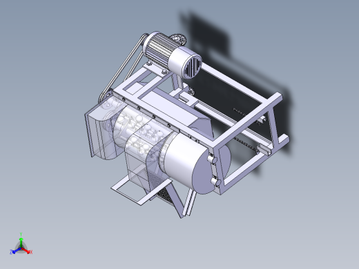 玉米脱粒机新正等轴测缩略图