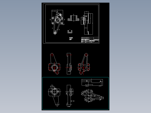 导向丝杆右支架加工工艺及钻2-φ18孔夹具设计