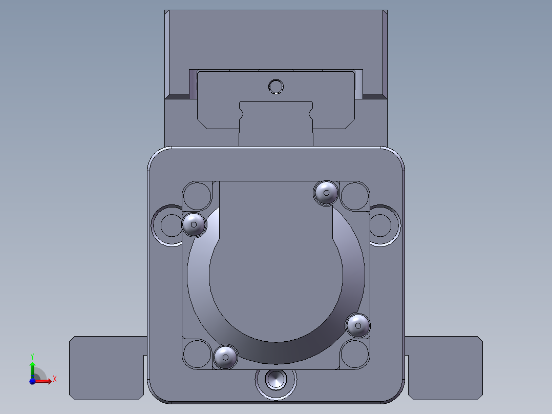 电动滑台模组SEH50L-BC前视图