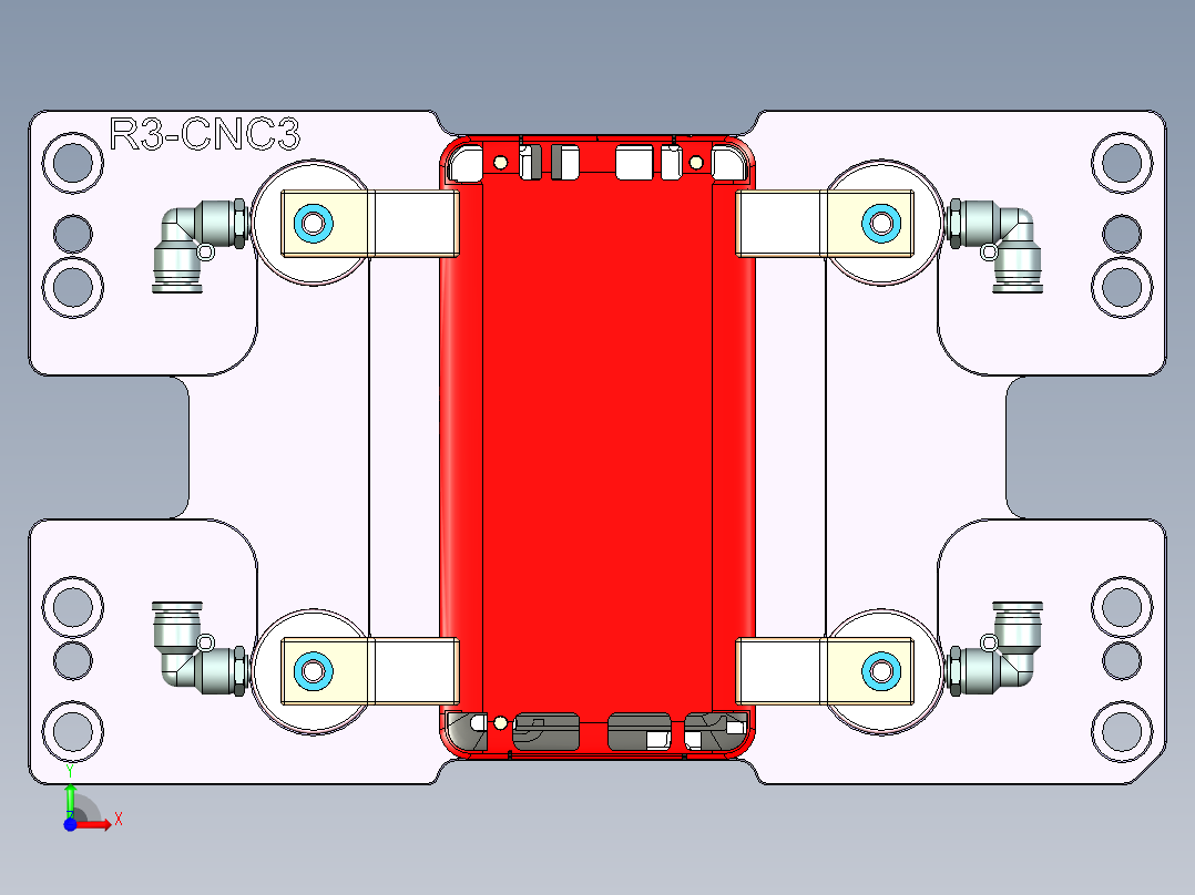 R3-CNC3笔记本CNC工装夹具三维模型-1109前视图