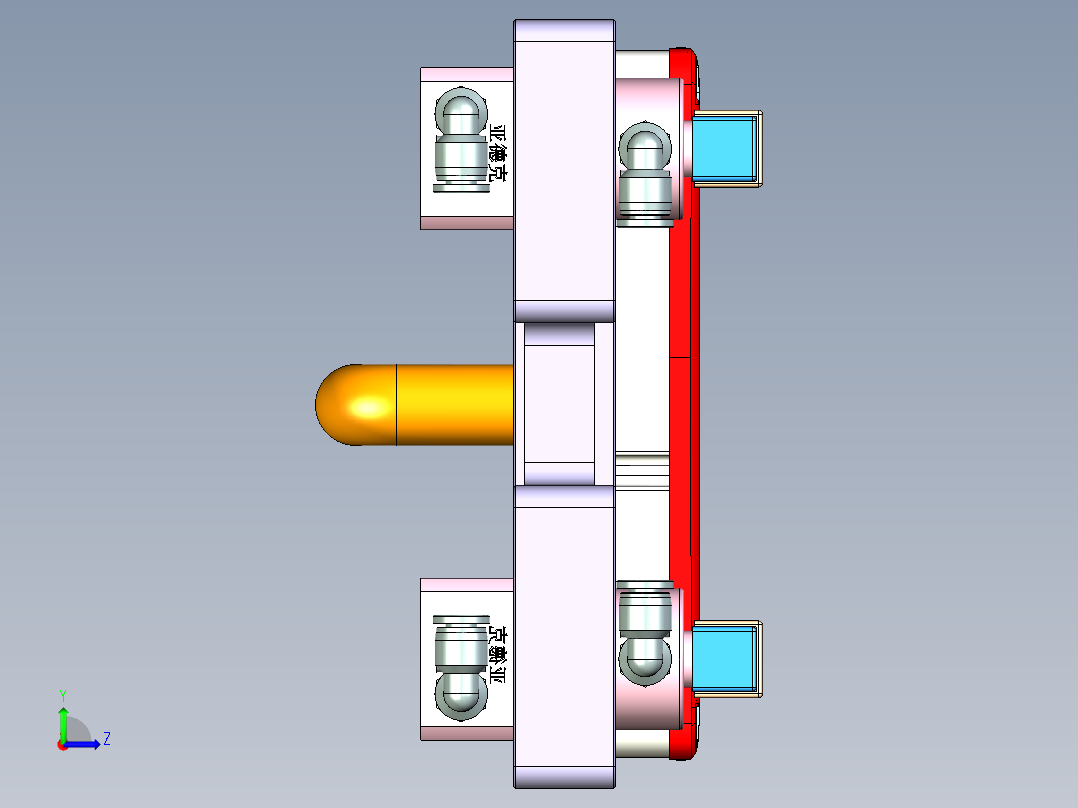 R3-CNC3笔记本CNC工装夹具三维模型-1109左视图