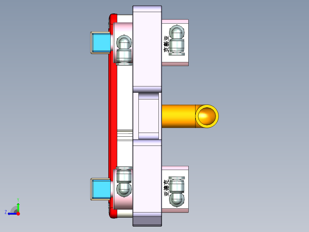 R3-CNC3笔记本CNC工装夹具三维模型-1109右视图