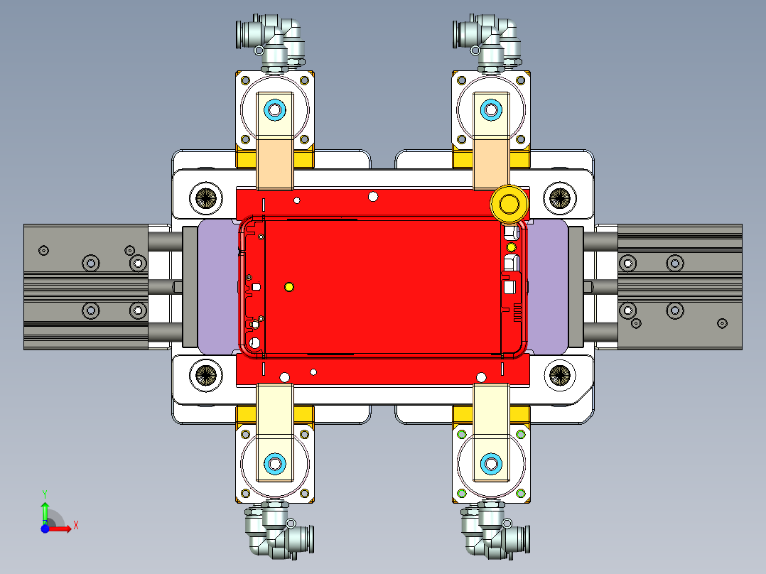 R4-CNC3笔记本CNC工装夹具三维模型-0901前视图
