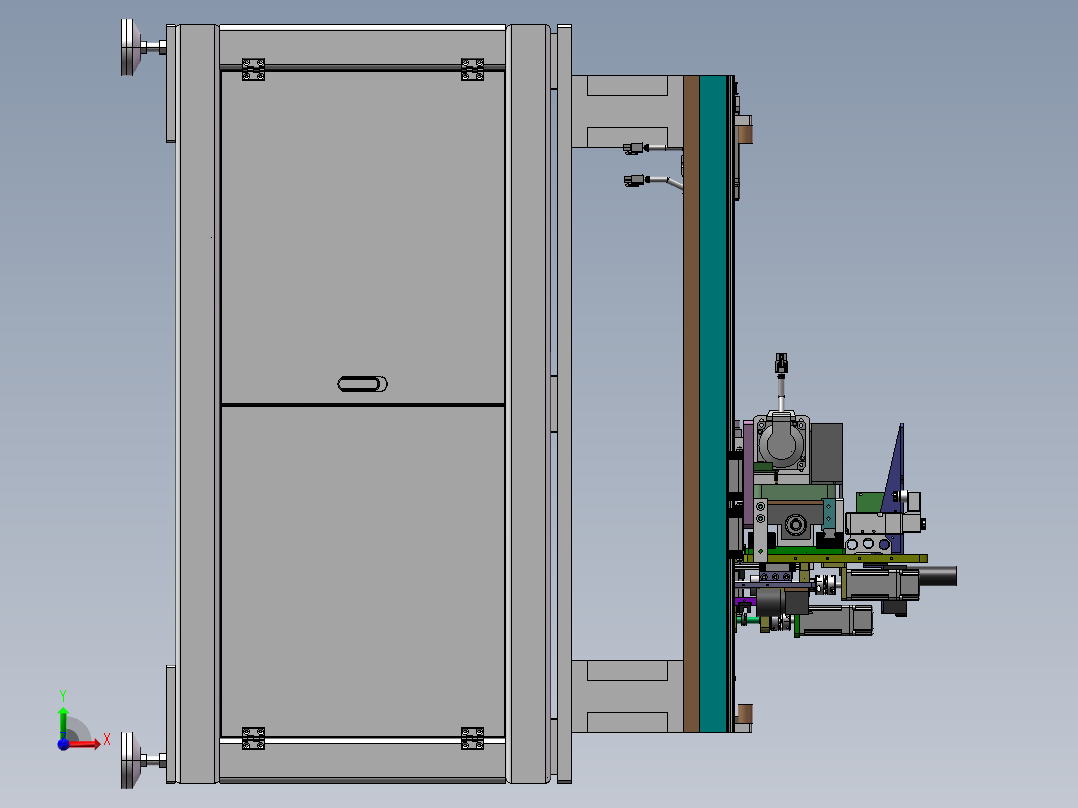 大型平雕机sw18可编辑前视图