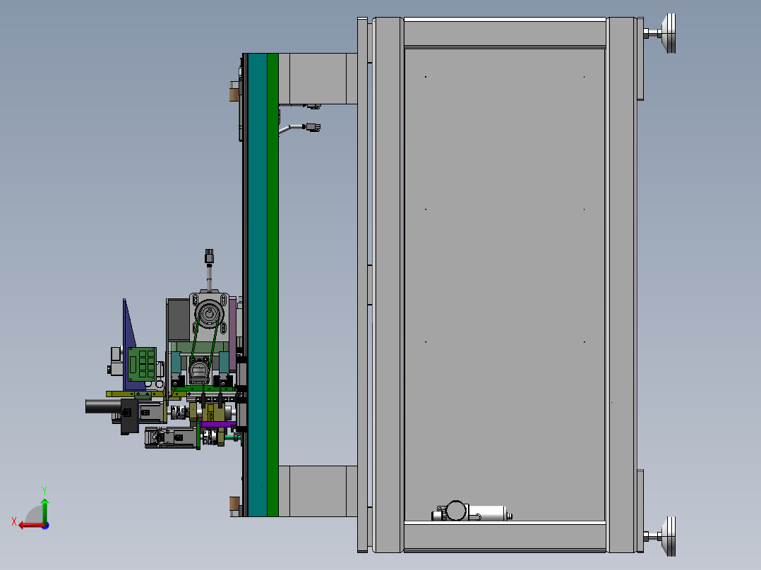 大型平雕机sw18可编辑后视图