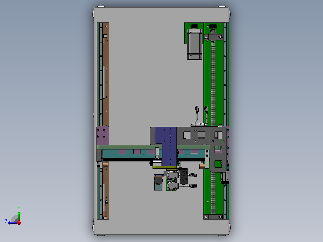 大型平雕机sw18可编辑右视图