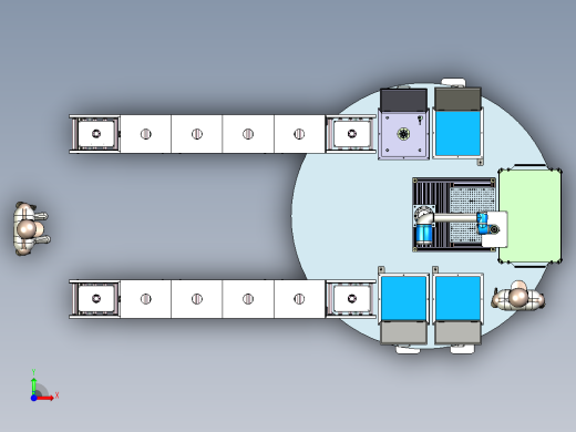 PCB自动清洗线step前视缩略图