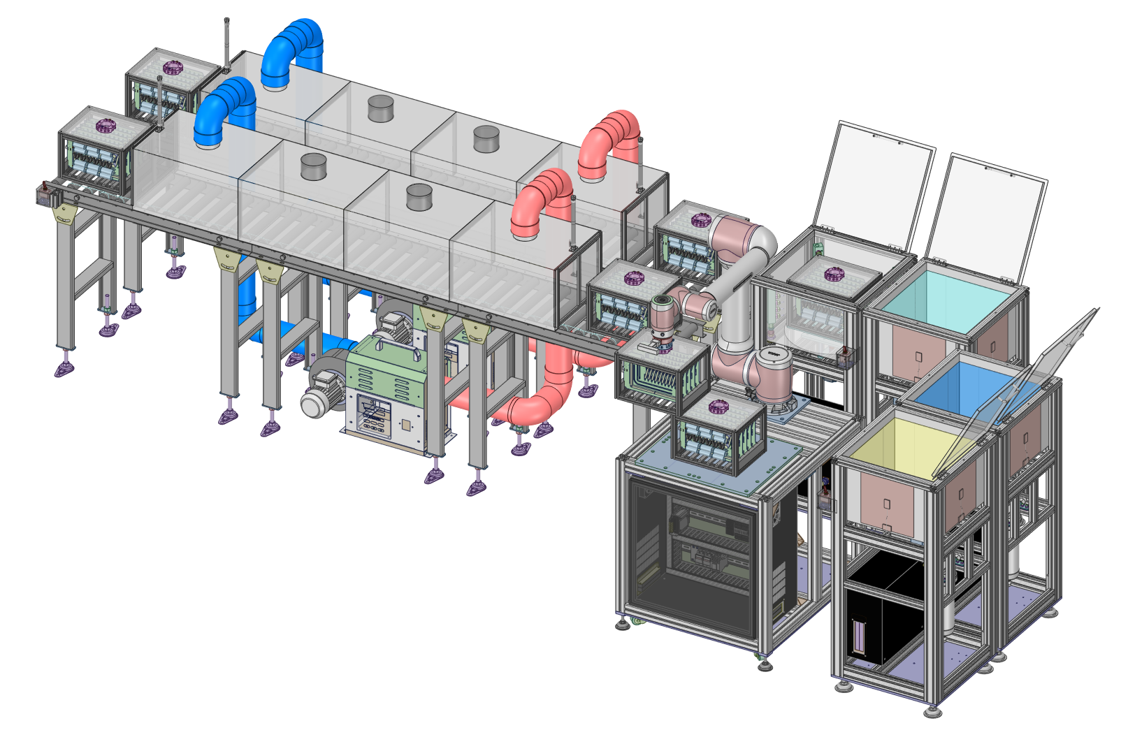 PCB自动清洗线step