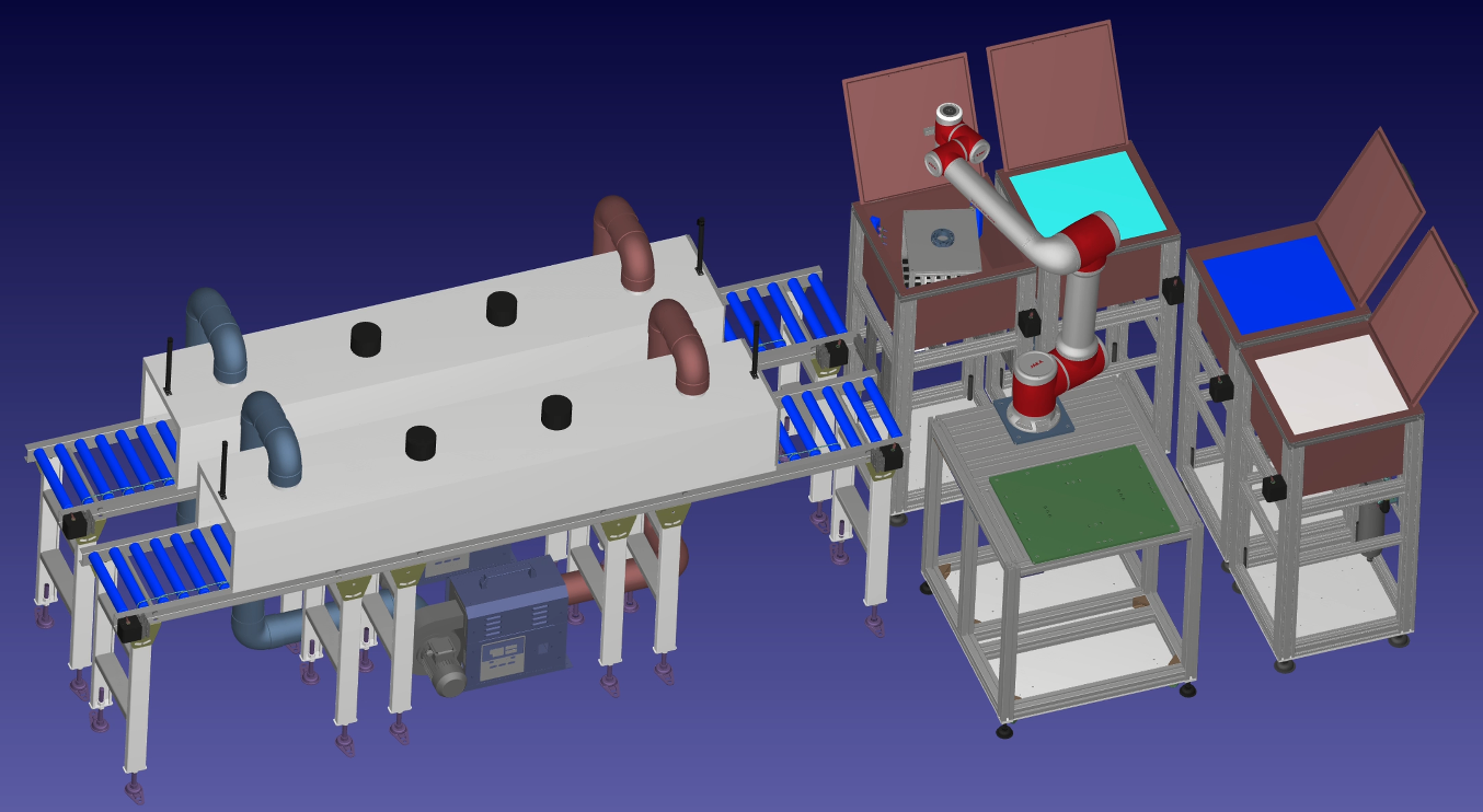 PCB自动清洗线step