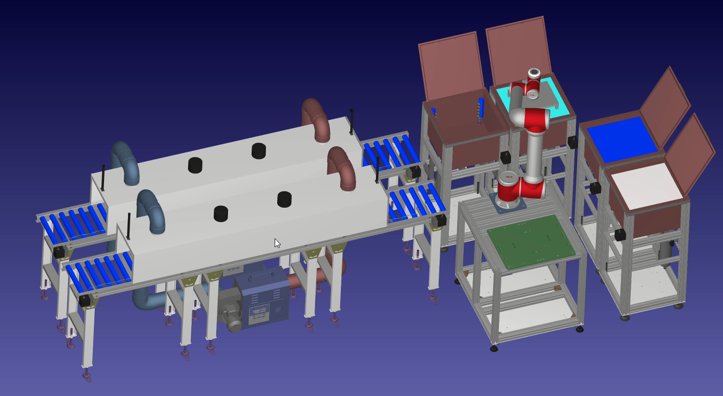PCB自动清洗线step