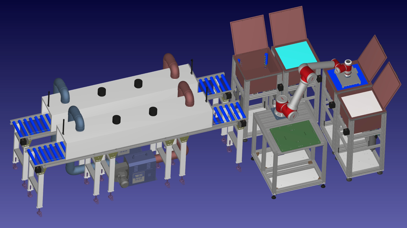 PCB自动清洗线step