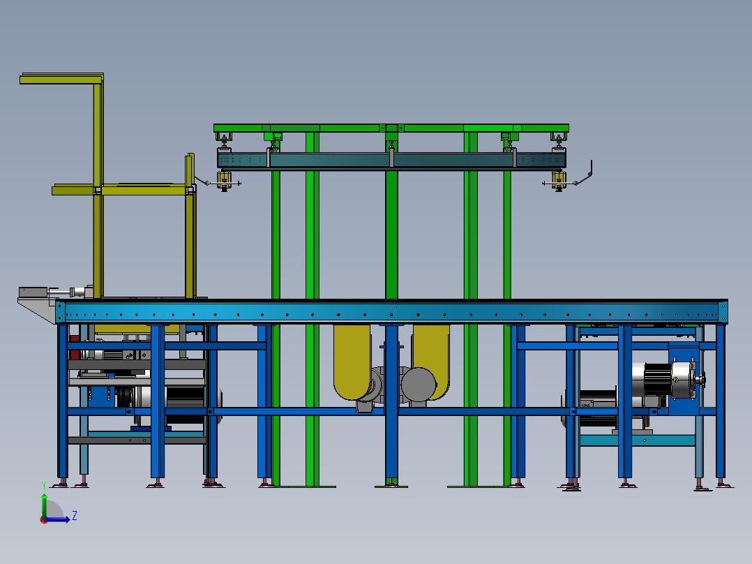 抽真空环形工装板线sw18可编辑左视图