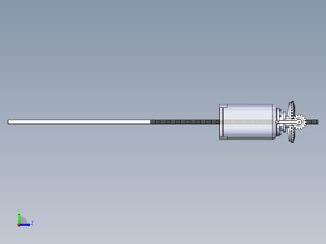 锥齿轮启闭器左视图
