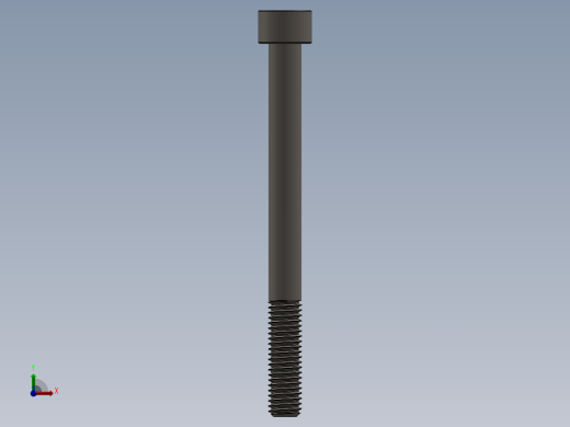 Screw_DIN_912_M8x90_A2.SLDPRT公制内六角螺钉前视缩略图