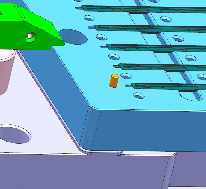 台灯盖外壳铣内腔治具