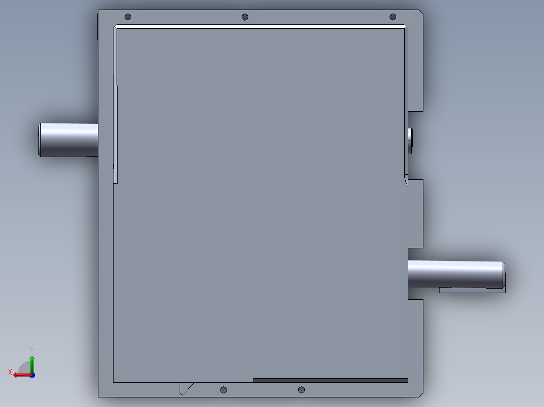CVT无级减速机设计(含计算说明)后视图