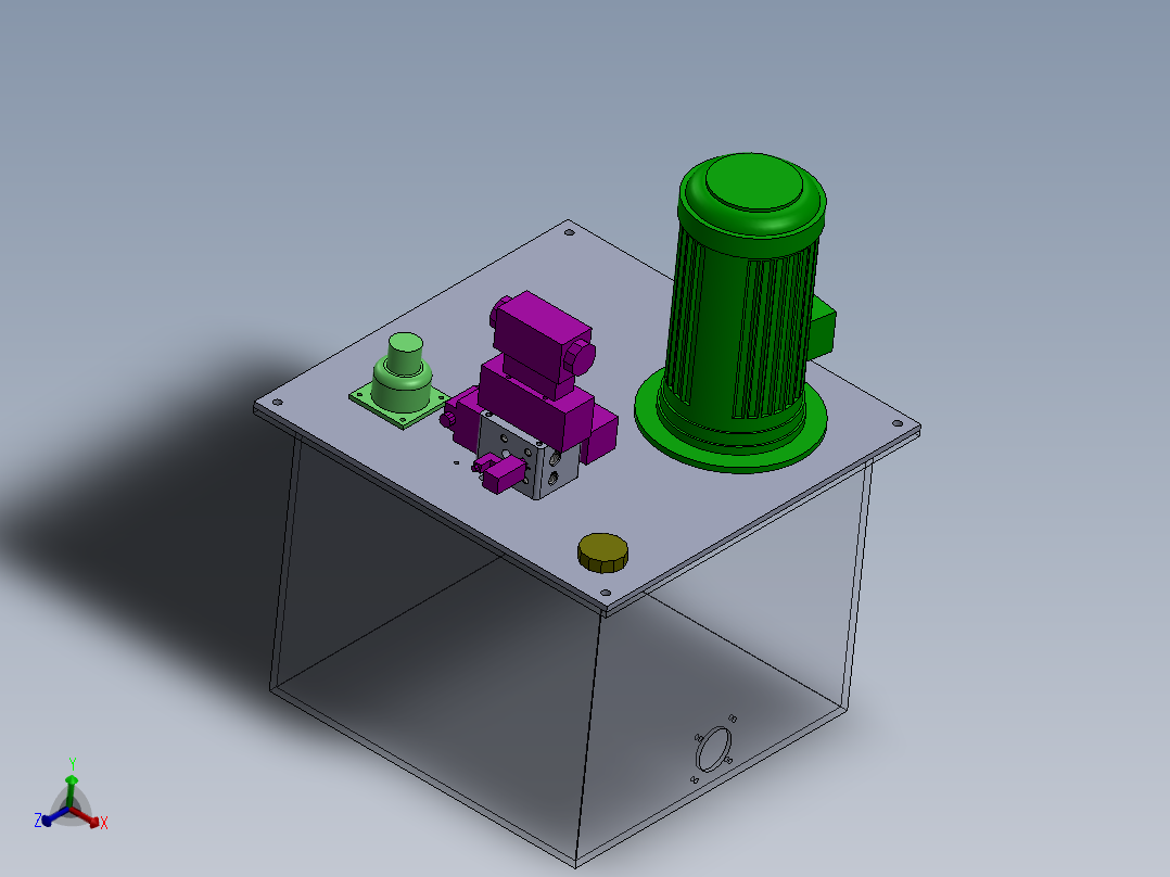 带油箱的液压装置