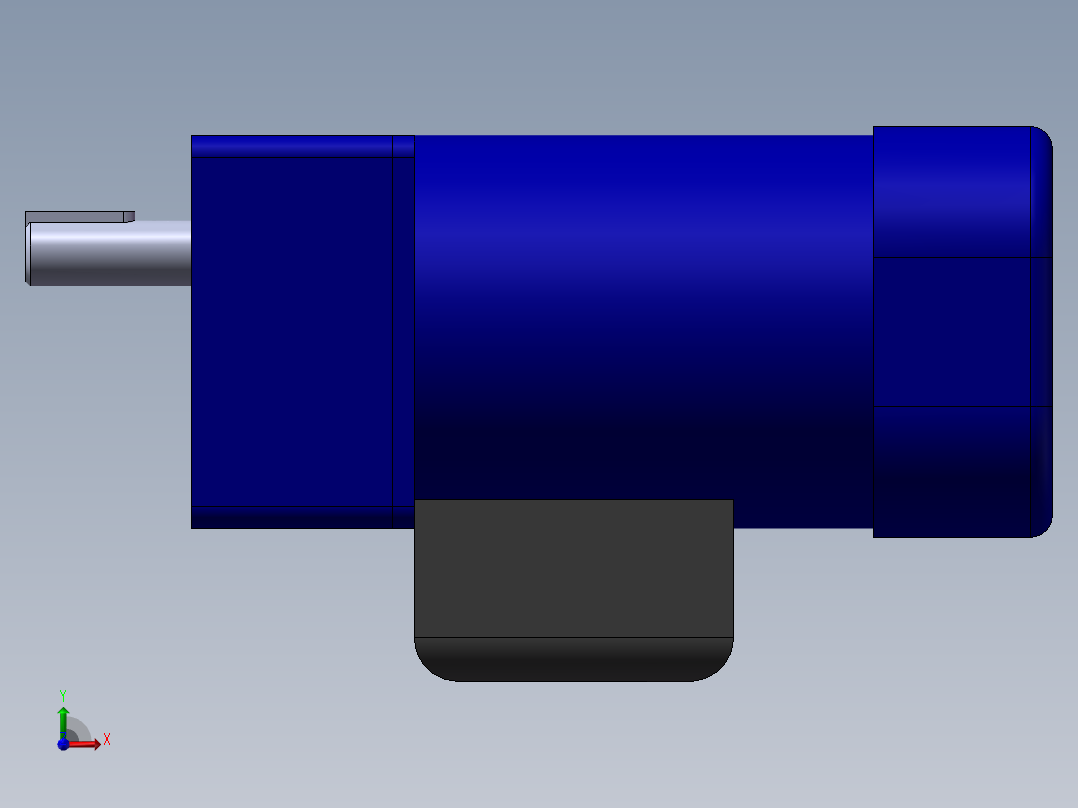 精研调速电机(120W)01前视图