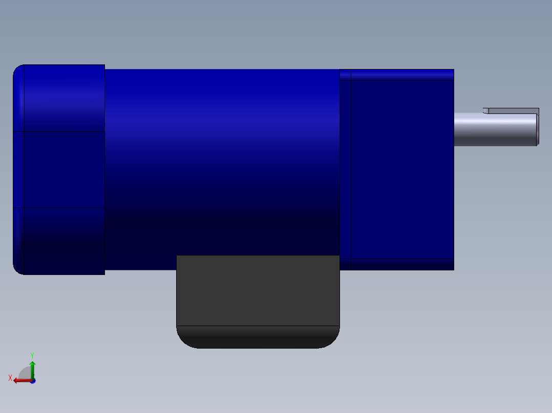 精研调速电机(120W)01后视图