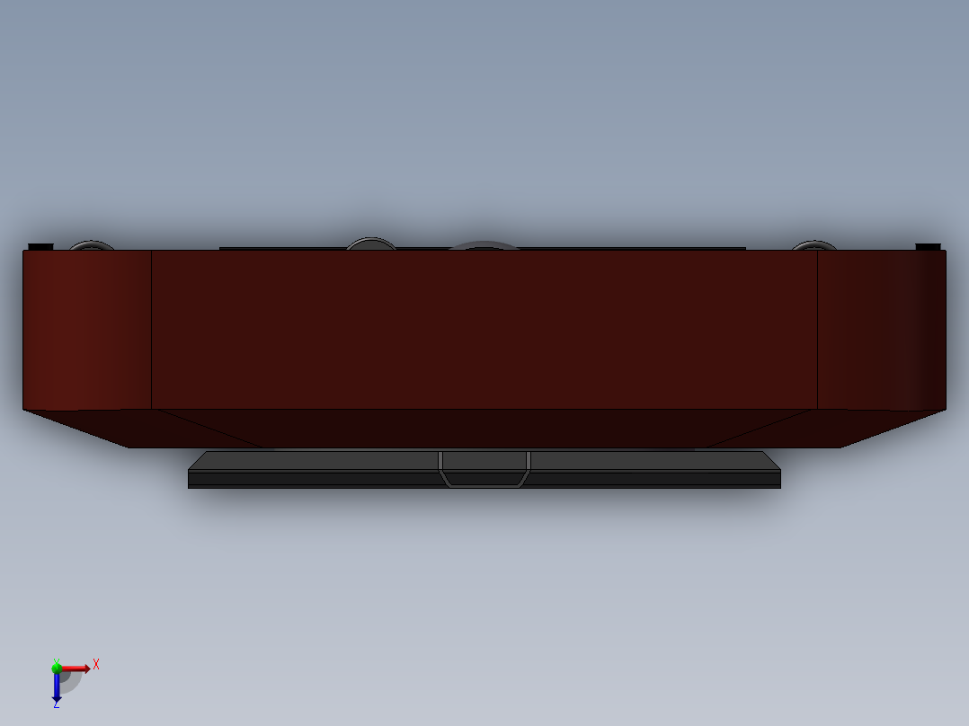 AGV小车、AGV(31)俯视图